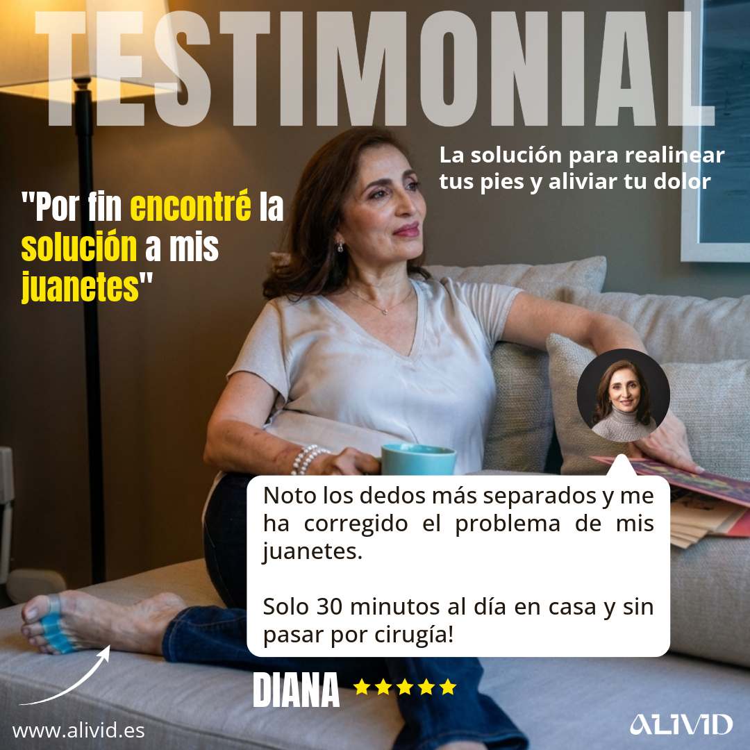 ALIVID Comfort™ - Corrector de alineación y alivio para dedos y juanetes